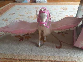 Solidario: Caballito arcoiris y brillitos antiguo