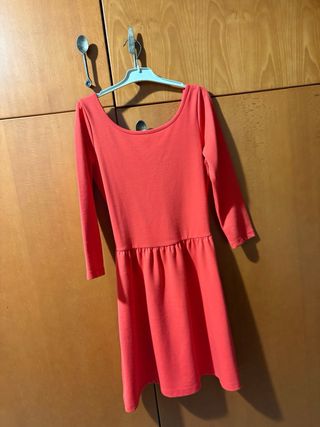 Vestido rojo Stradivarius Talla S
