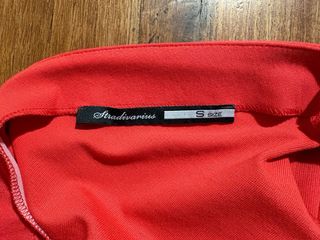 Vestido rojo Stradivarius Talla S