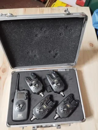 Juego Alarmas Carpfishing con Mando DK