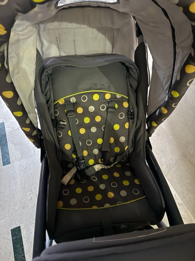 Carro gemelar Chic4baby con portabebe