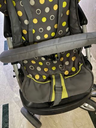 Carro gemelar Chic4baby con portabebe