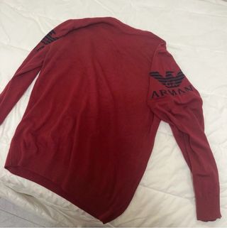 Sudadera A|X Armani Exchange Roja Logo