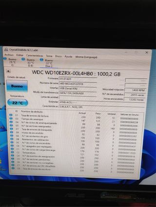 Disco Duro WD 1TB SATA Hdd