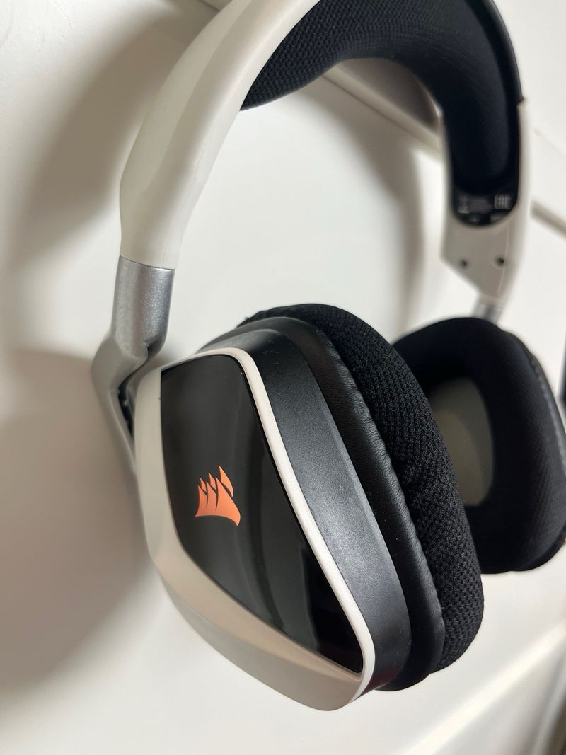 Cascos Corsair Void RGB Elite Wireless Blanco afbeelding 2