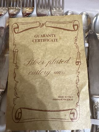 Maletín Cubertería de Plata