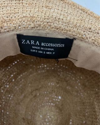 Sombrero Zara in stile rafia