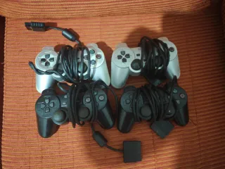 Mandos PS2 Sony (4 unidades)(leer descripción)