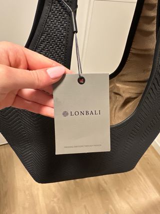 Bolso shopper negro Lonbali