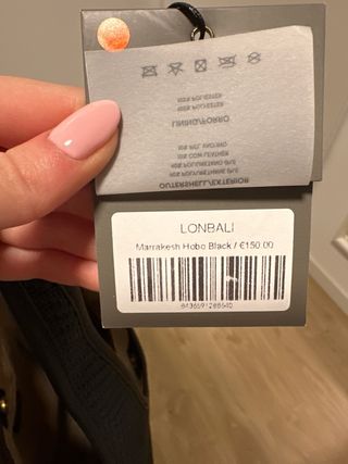 Bolso shopper negro Lonbali