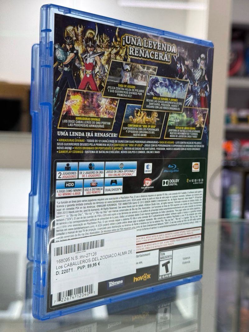 PS4 Los Caballeros del Zodiaco: Alma de Soldado afbeelding 2