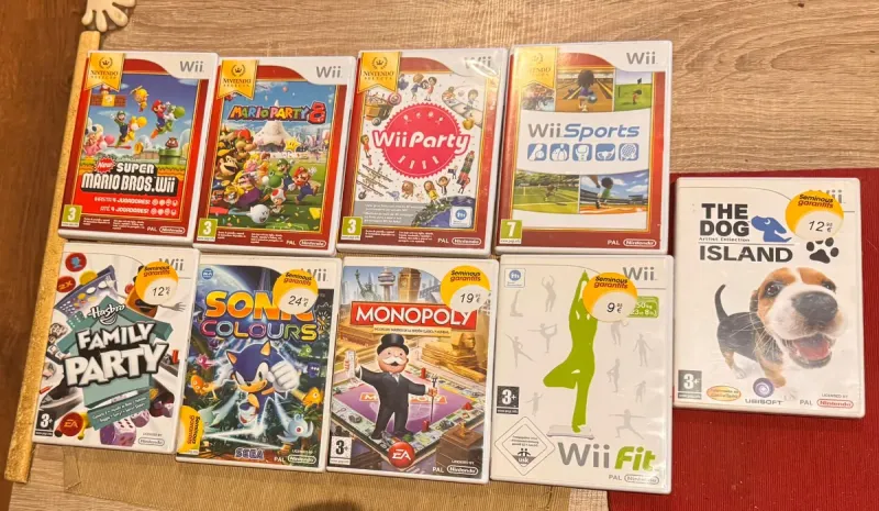 Pack 9 Videojuegos Nintendo Wii