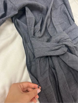 Vestido gris estilo traje Isabel Marant