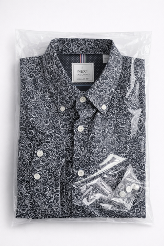 Camisa Oxford Estampada Next Talla M