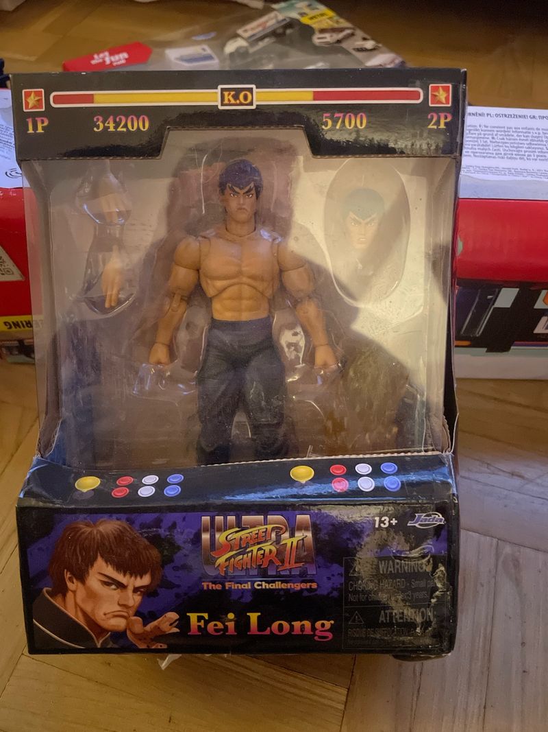 Muñeco Fei Long Street Fighter III Jada Toys