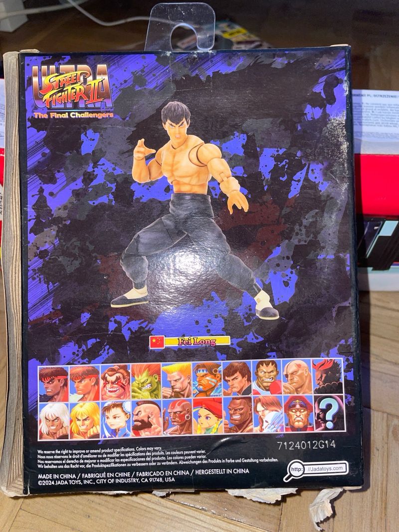 Muñeco Fei Long Street Fighter III Jada Toys afbeelding 2