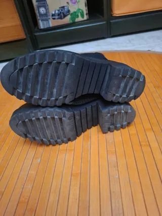 Botas militares mujer negras