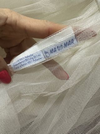 Cancán Fallera Niña Blanco Talla Única