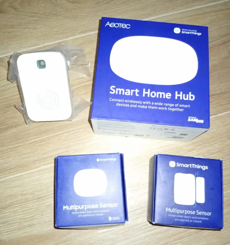 Kit Seguridad Samsung SmartThings Hub + Sensores
