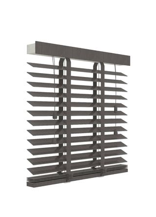 Estores venecianos de madera marrones