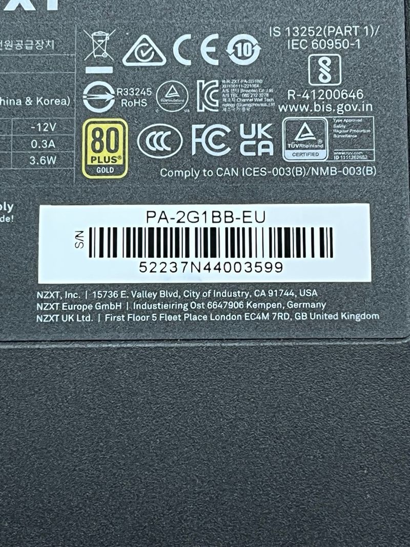 NZXT C1200 Gold ATX 3.1 - Fuente de ali#003599 afbeelding 9