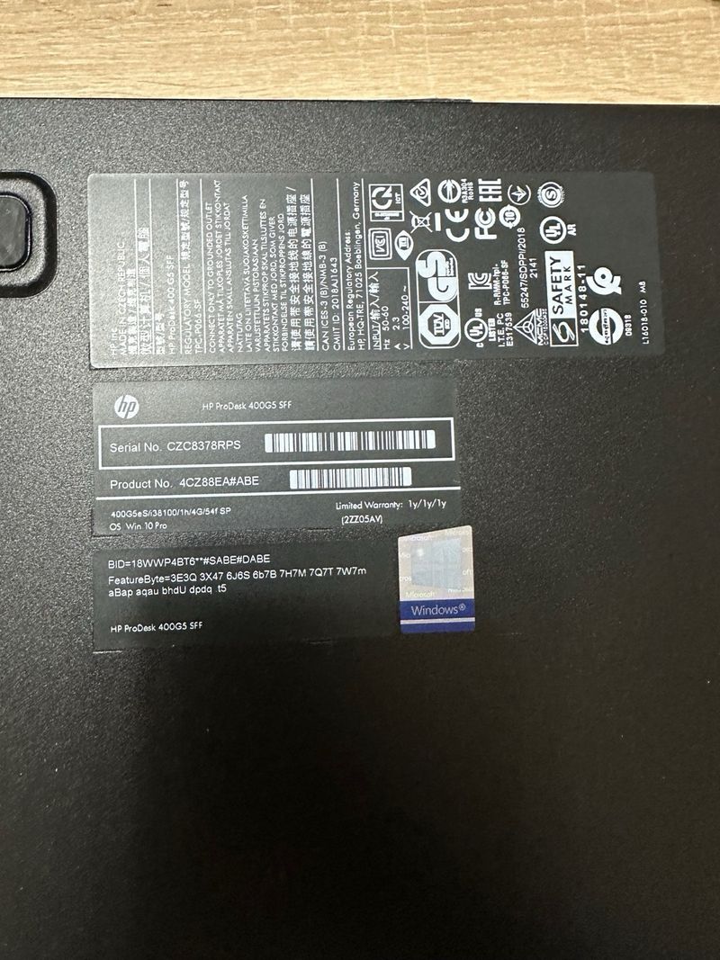 HP ProDesk 400 G5 SFF afbeelding 3