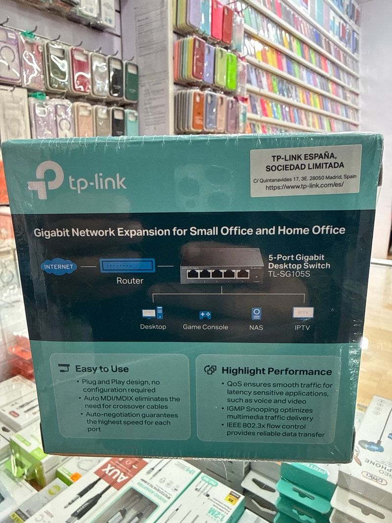 TP-Link TL-SG105S 5-Port Gigabit Switch afbeelding 3