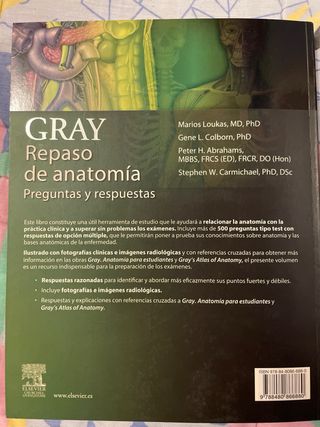 GRAY. Repaso de anatomia. Preguntas y Respuesta...