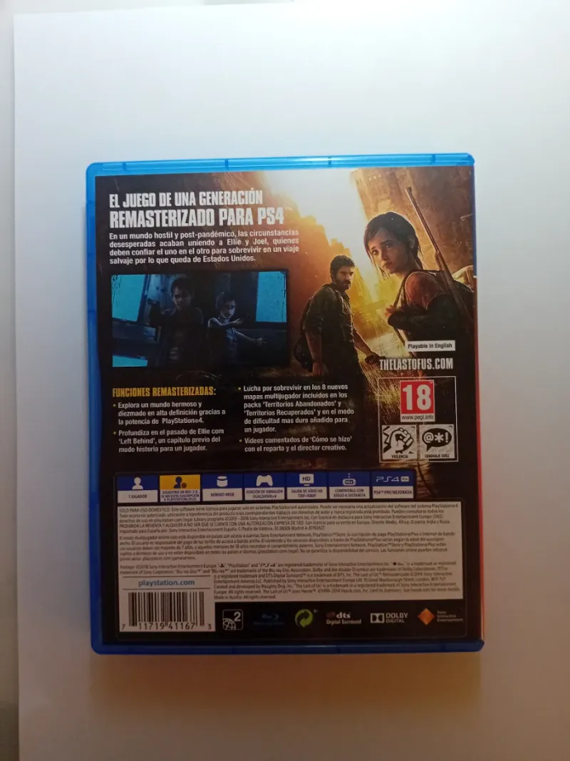 The Last of Us Remasterizado PS4 (Play Station 4) afbeelding 2