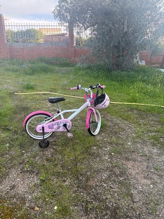 Bicicleta infantil Decathlon rosa