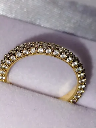 Anillo Plata 925 Circonitas Blancas