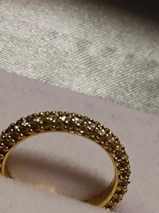 Anillo Plata 925 Circonitas Blancas