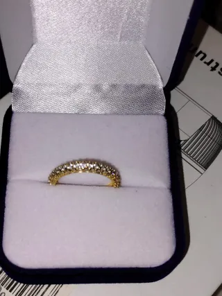 Anillo Plata 925 Circonitas Blancas