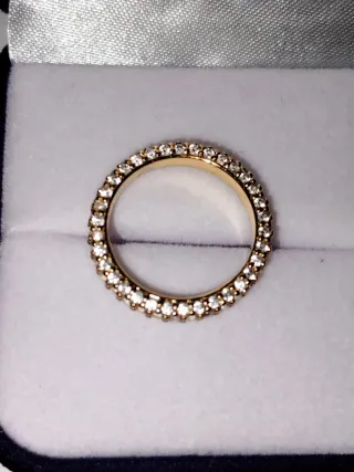 Anillo Plata 925 Circonitas Blancas
