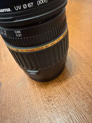 Objetivo Tamron 17-50mm AF 2.8 para Canon