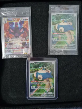Lote de cartas Pokémon: Lucario VSTAR y Snorlax