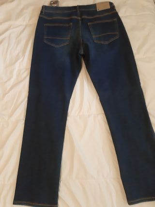 Pantalón vaquero Cortefiel Talla 46 Azul