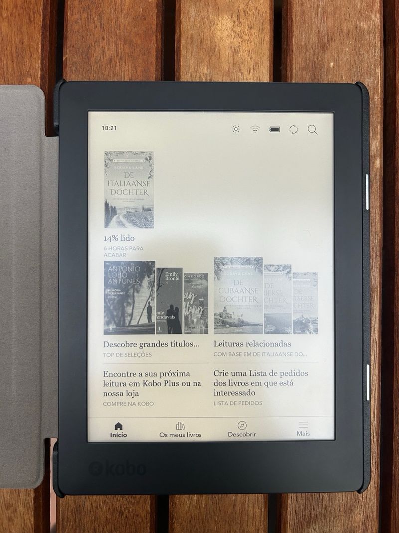 Kobo Aura H2O Edición 2 con funda afbeelding 3