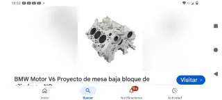 Bloque Motor V6 BMW para proyecto mesa