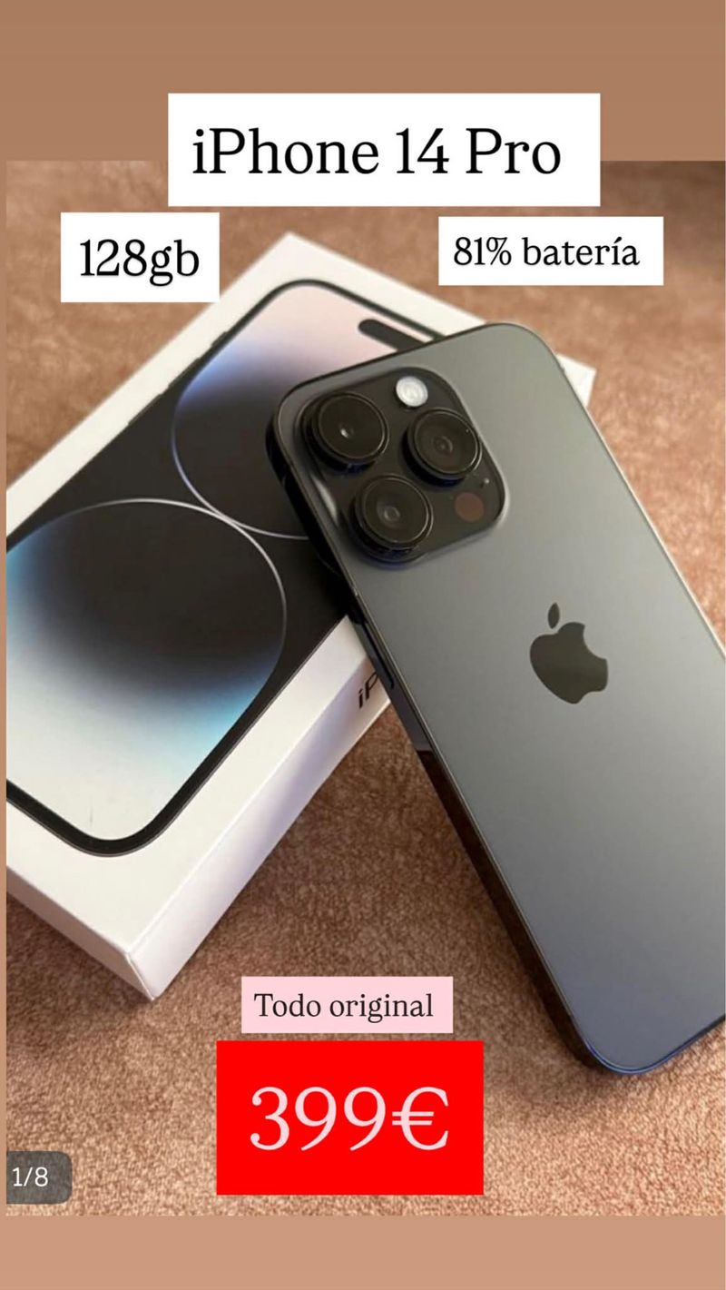 iPhone 14 Pro 128GB Gris