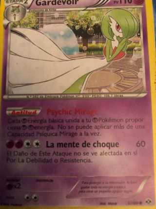 Carta Pokémon Gardevoir Etapa 2 PV 110