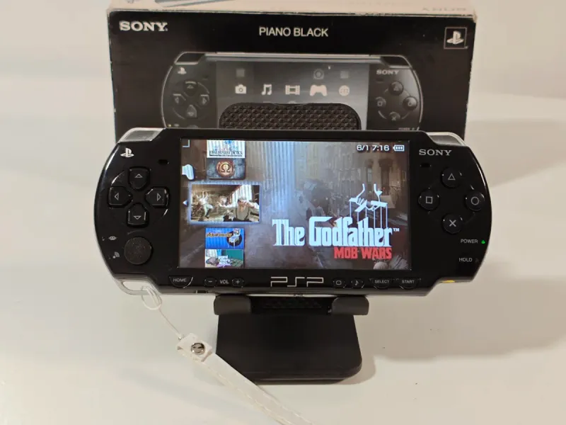 Sony PSP Slim 2004 Piano Black afbeelding 4