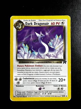 Carte Pokémon Dark Dragonair e Light Dragonair