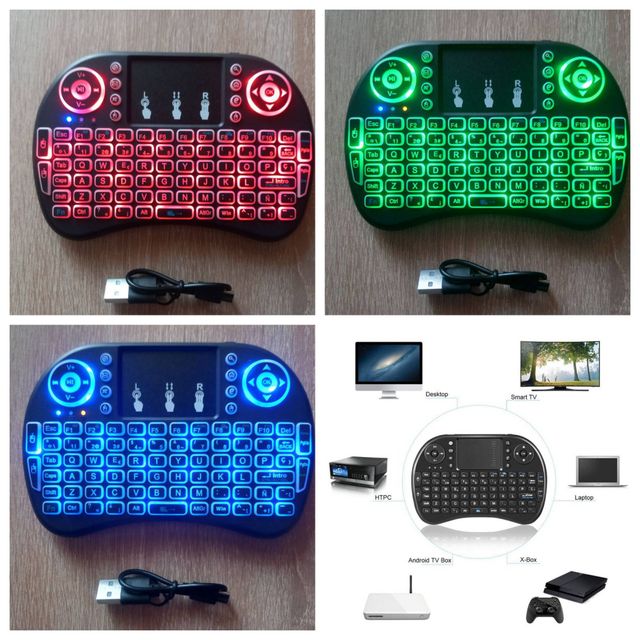 Teclado Inalámbrico Retroiluminado Español