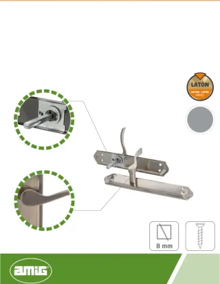 Amig - Juego de Manillas de Placa - Adecuado para