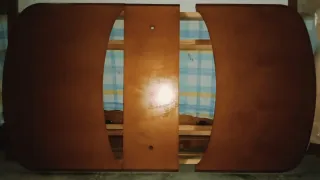 Mesa Comedor Madera Maciza Extensible 2,66m