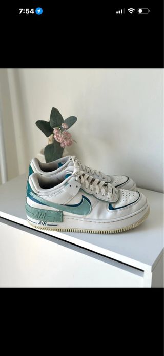 Nike Air Force 1 Shadow Teal White