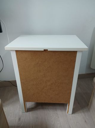 Mesitas de noche blancas (2 unidades)