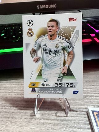 Cromo Topps Franco Mastantuono Real Madrid