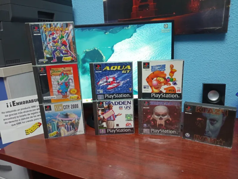 Lote 8 Videojuegos PS1